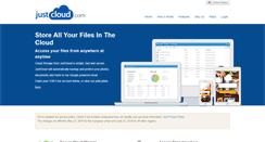 Desktop Screenshot of justcloud.com
