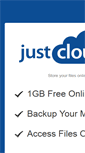 Mobile Screenshot of justcloud.com